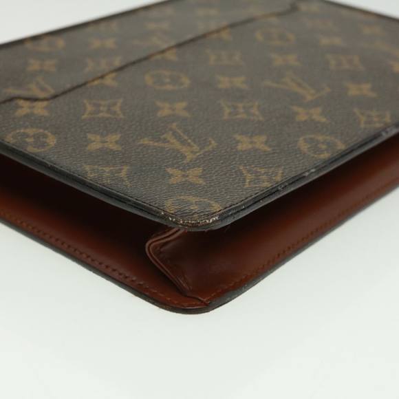 LOUIS VUITTON Monogram Pochette Homme Clutch Bag M51795 LV Auth jk2687 - Picture 14 of 16